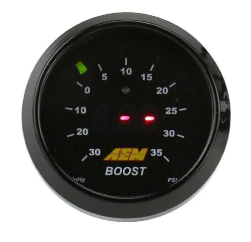 AEM 52mm Boost Digital Gauge -30-35psi - Image 3