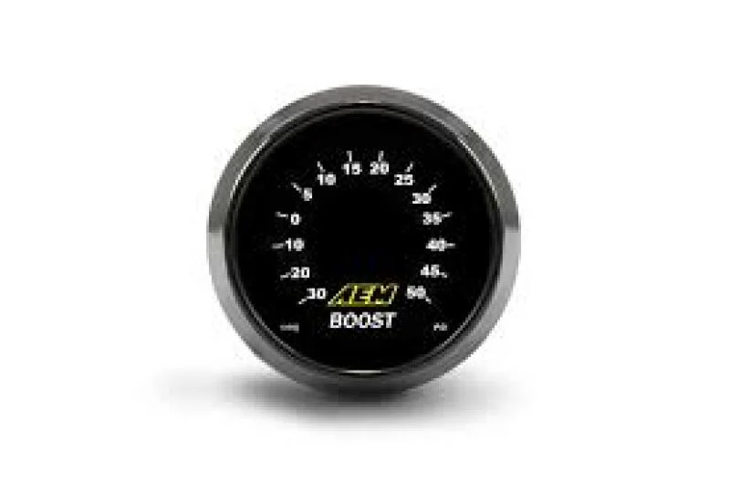 AEM 52mm Boost Digital Gauge -30-50psi - Image 3