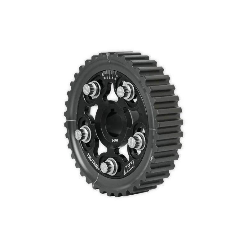 AEM 96-00 Honda Civic / 96-97 Honda Del Sol D16 Black Tru-Time Cam Gear - Image 3