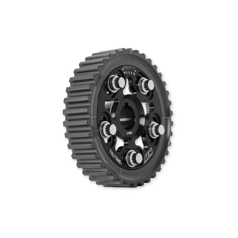 AEM 96-00 Honda Civic / 96-97 Honda Del Sol D16 Black Tru-Time Cam Gear - Image 4