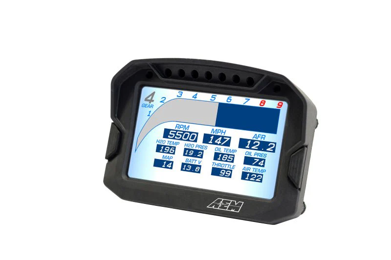 AEM CD-5LG Carbon Logging Digital Dash Display w/ Internal 10Hz GPS & Antenna - Image 15