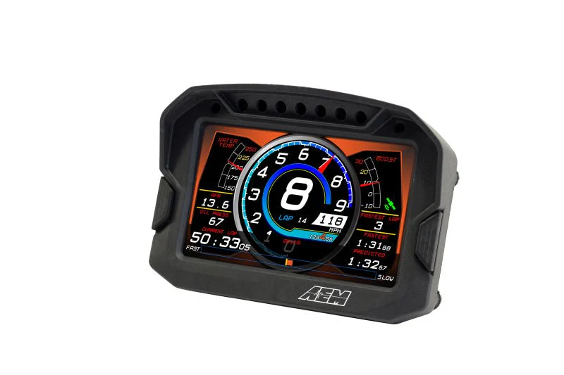 AEM CD-5LG Carbon Logging Digital Dash Display w/ Internal 10Hz GPS & Antenna - Image 16