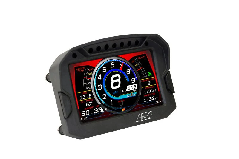 AEM CD-5LG Carbon Logging Digital Dash Display w/ Internal 10Hz GPS & Antenna - Image 20