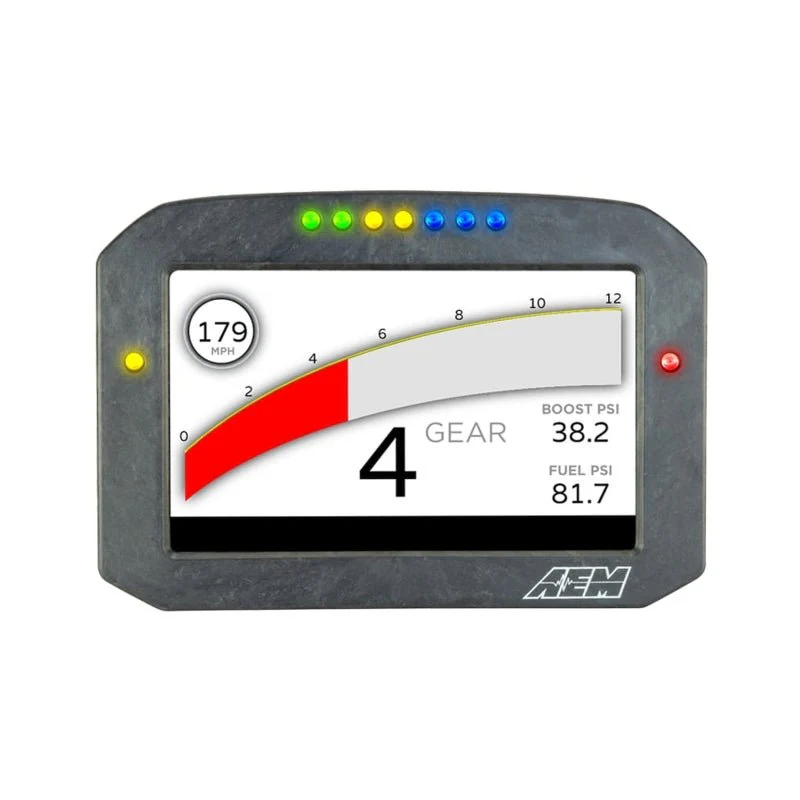 AEM CD-7 Carbon Flush Digital Dash Display - Image 4