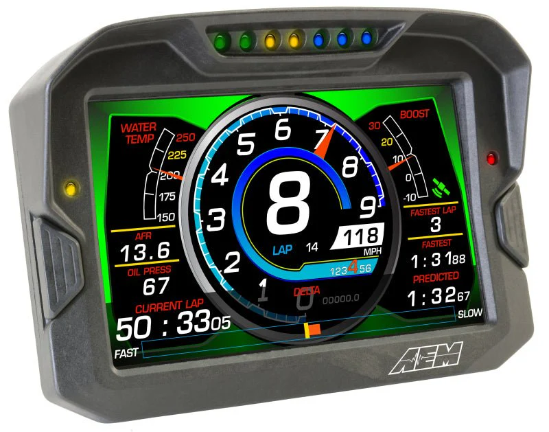 AEM CD-7 Logging GPS Enabled Race Dash Carbon Fiber Digital Display w/o VDM (CAN Input Only) - Image 13
