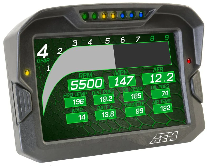 AEM CD-7 Logging GPS Enabled Race Dash Carbon Fiber Digital Display w/o VDM (CAN Input Only) - Image 18