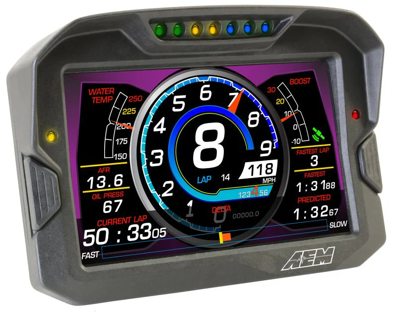 AEM CD-7 Logging GPS Enabled Race Dash Carbon Fiber Digital Display w/o VDM (CAN Input Only) - Image 22