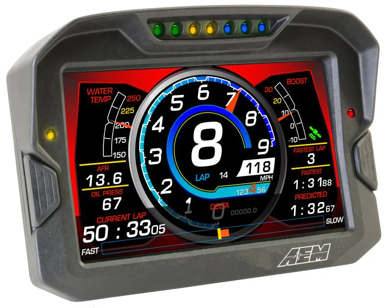 AEM CD-7 Logging GPS Enabled Race Dash Carbon Fiber Digital Display w/o VDM (CAN Input Only) - Image 5
