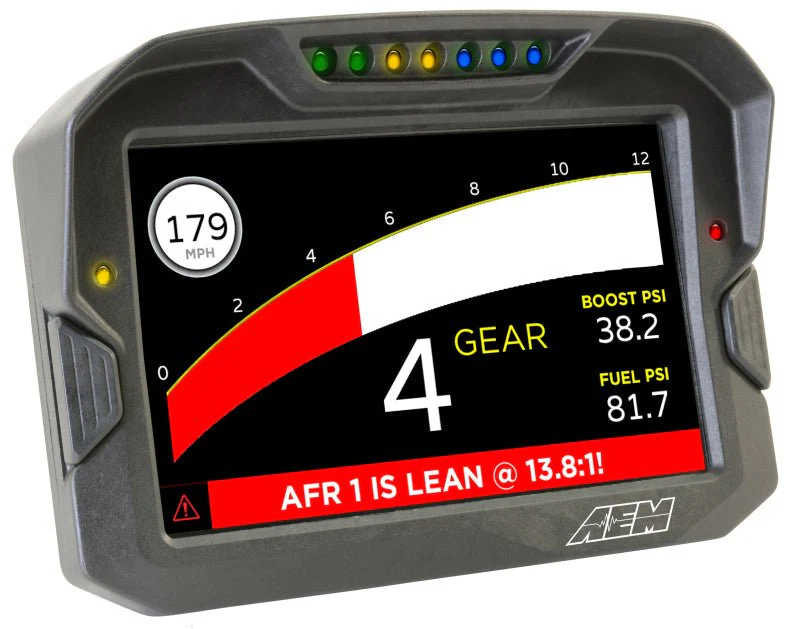 AEM CD-7 Logging GPS Enabled Race Dash Carbon Fiber Digital Display w/o VDM (CAN Input Only) - Image 7