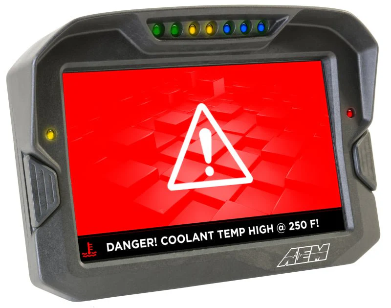 AEM CD-7 Non Logging GPS Enabled Race Dash Carbon Fiber Digital Display w/o VDM (CAN Input Only) - Image 15