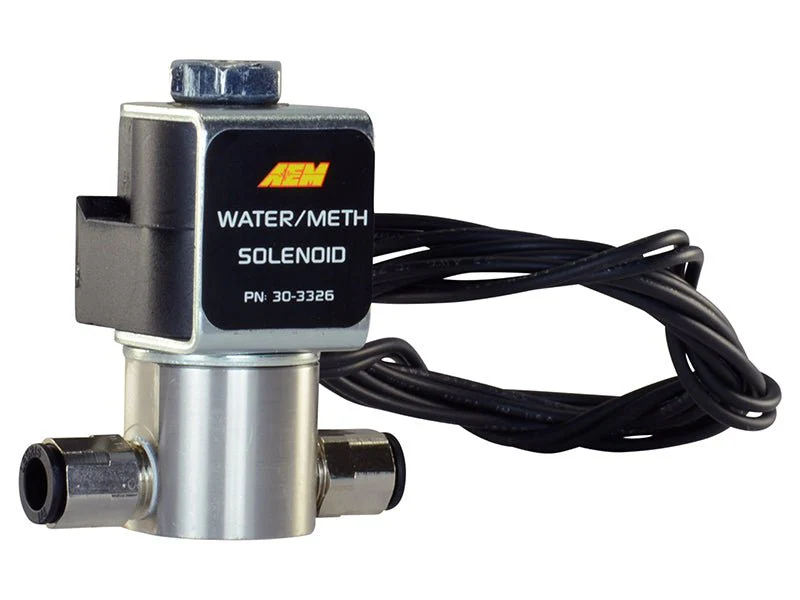 AEM Water/Methanol Injection System - High-Flow Low-Current WMI Solenoid - 200PSI 1/8in-27NPT In/Out - Image 4