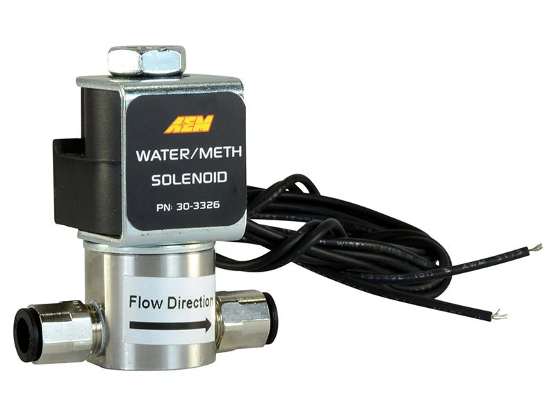 AEM Water/Methanol Injection System - High-Flow Low-Current WMI Solenoid - 200PSI 1/8in-27NPT In/Out - Image 7
