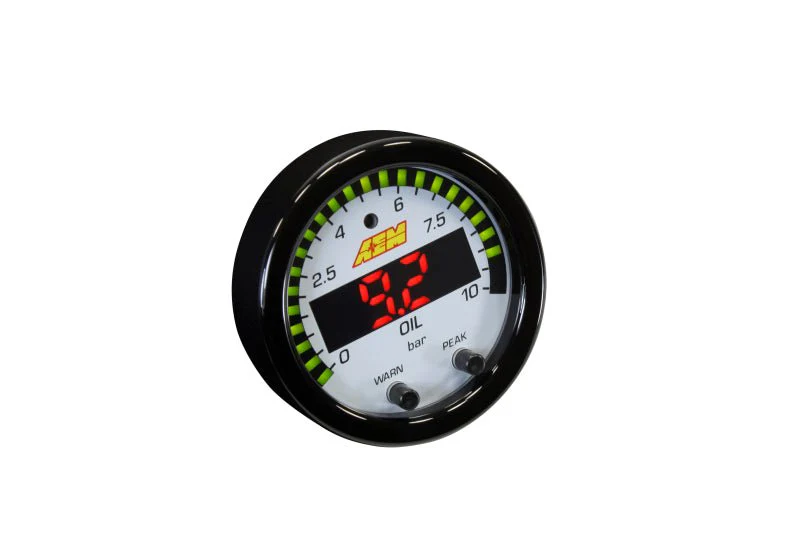 AEM X-Series 0-150 Oil Pressure Gauge Kit - Image 12