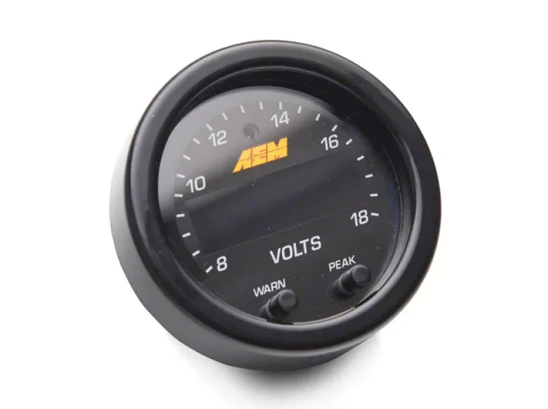 AEM X-Series 8-18V Volt Gauge - Image 2