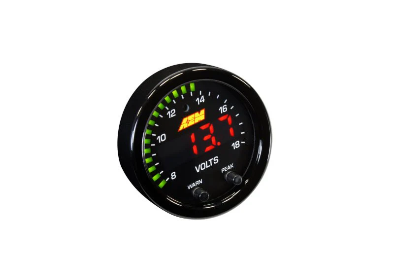 AEM X-Series 8-18V Volt Gauge - Image 4