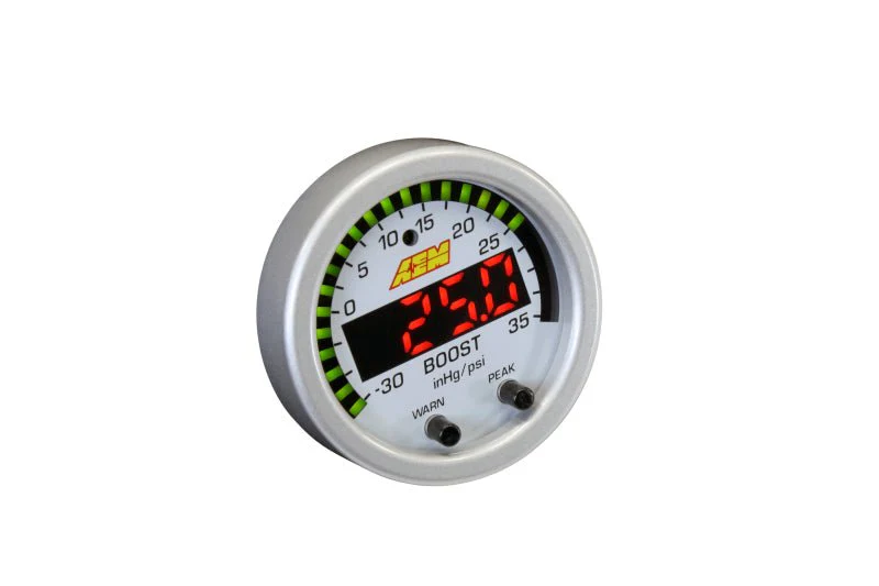 AEM X-Series Boost Pressure -30inHg 35psi Gauge - Image 11