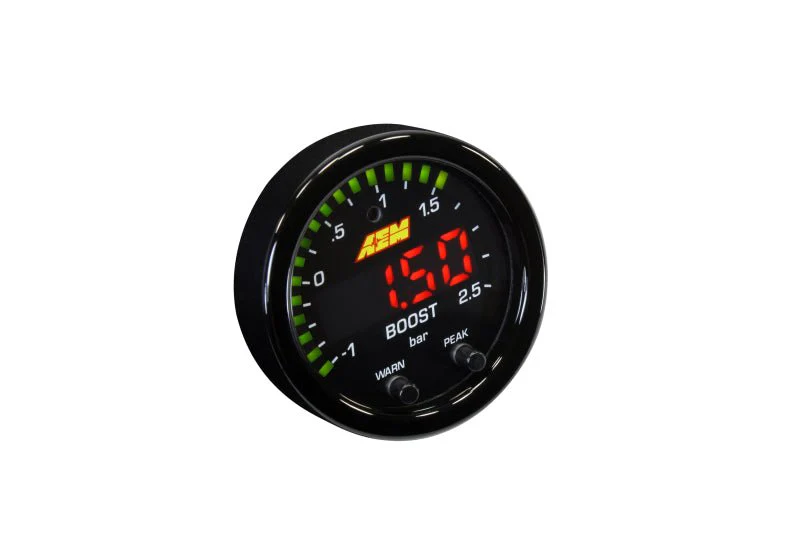 AEM X-Series Boost Pressure -30inHg 35psi Gauge - Image 8