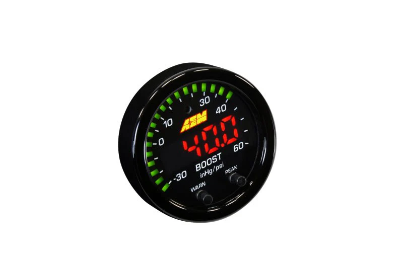 AEM X-Series Boost Pressure -30inHg 60psi Gauge Kit - Image 5