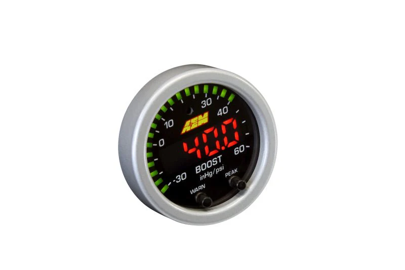 AEM X-Series Boost Pressure -30inHg 60psi Gauge Kit - Image 6