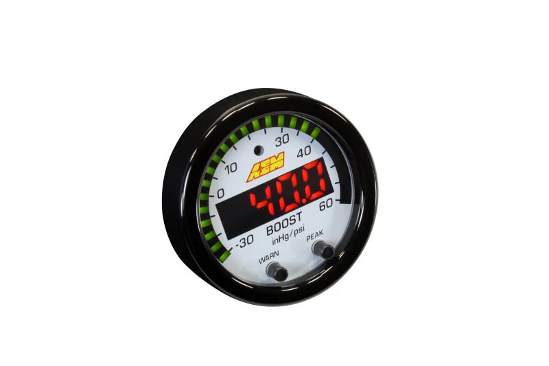 AEM X-Series Boost Pressure -30inHg 60psi Gauge Kit - Image 8