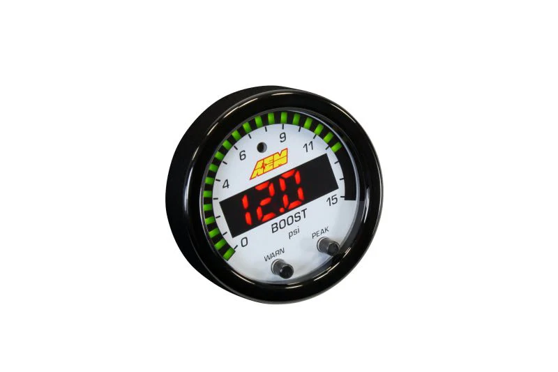 AEM X-Series Pressure 0-15psi Gauge Kit - Image 2