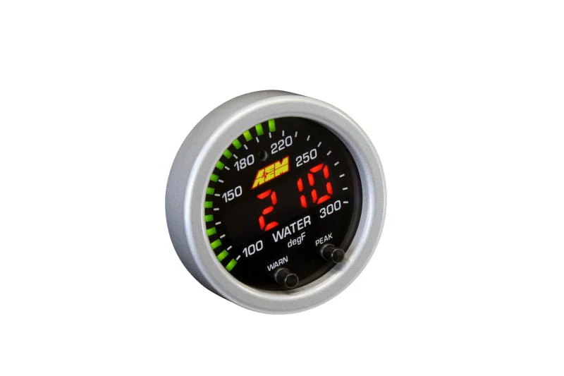 AEM X-Series Temperature 100-300F Gauge Kit (ONLY Black Bezel and Water Temp. Faceplate) - Image 23
