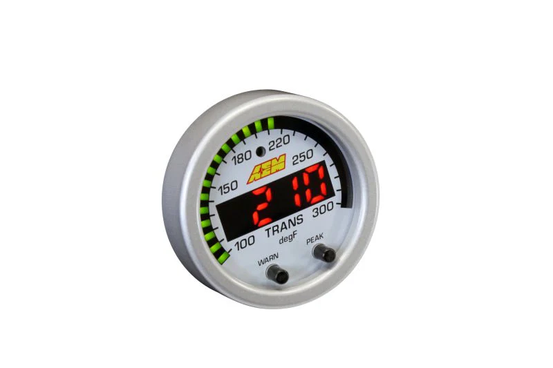 AEM X-Series Temperature 100-300F Gauge Kit (ONLY Black Bezel and Water Temp. Faceplate) - Image 8