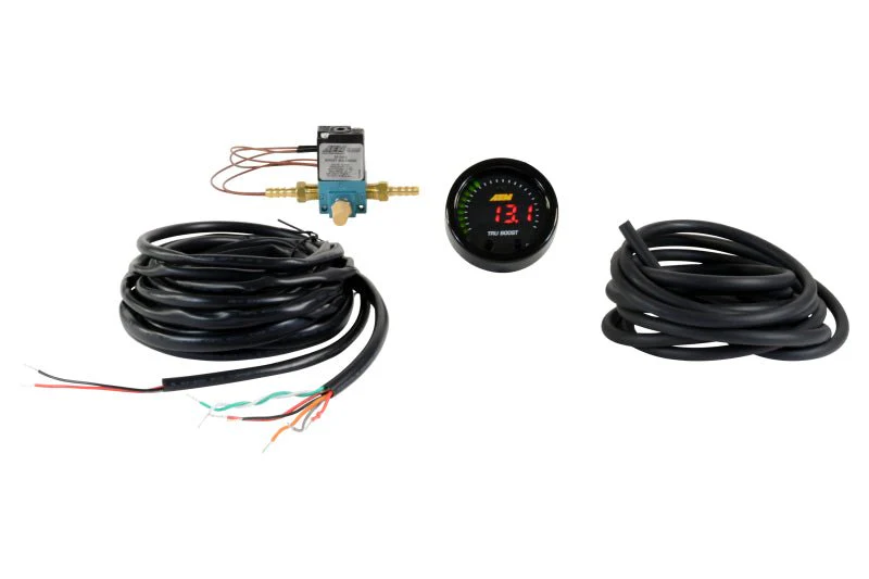 AEM X-Series Tru-Boost Controller Gauge w/ Boost Control Solenoid 80PSIg Internal MAP Sensor - Image 4