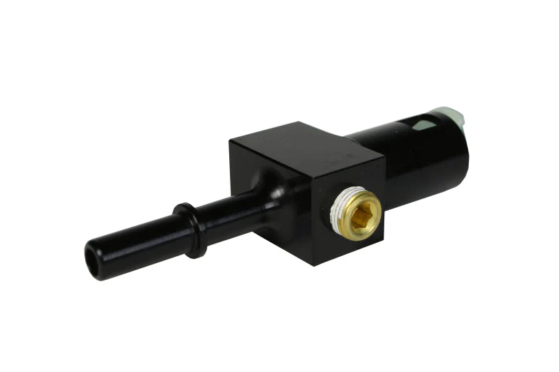 Aeromotive 5/16in Quick Connect with AN-06 port and 1/8in gauge port - Image 3
