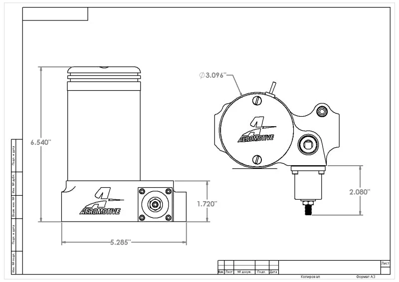 Aeromotive A2000 Drag Race Carbureted Fuel Pump - Image 9