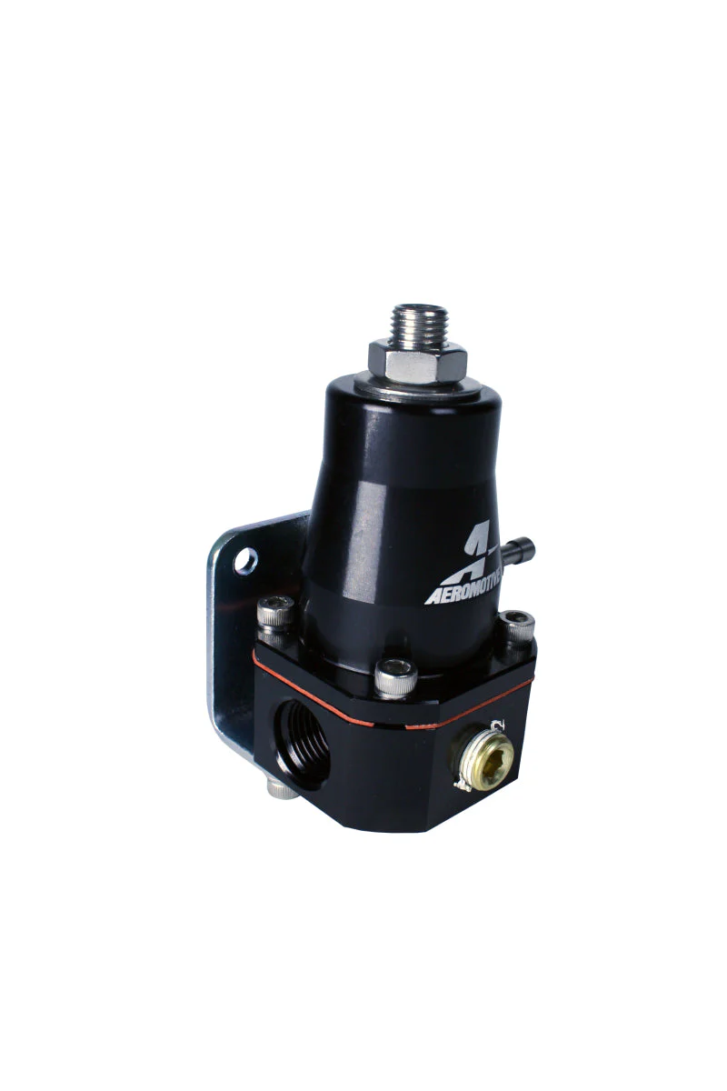 Aeromotive Adjustable Regulator Billet EFI Bypass - (2) -6 Inlets/(1) -6 Return - Black - Image 3