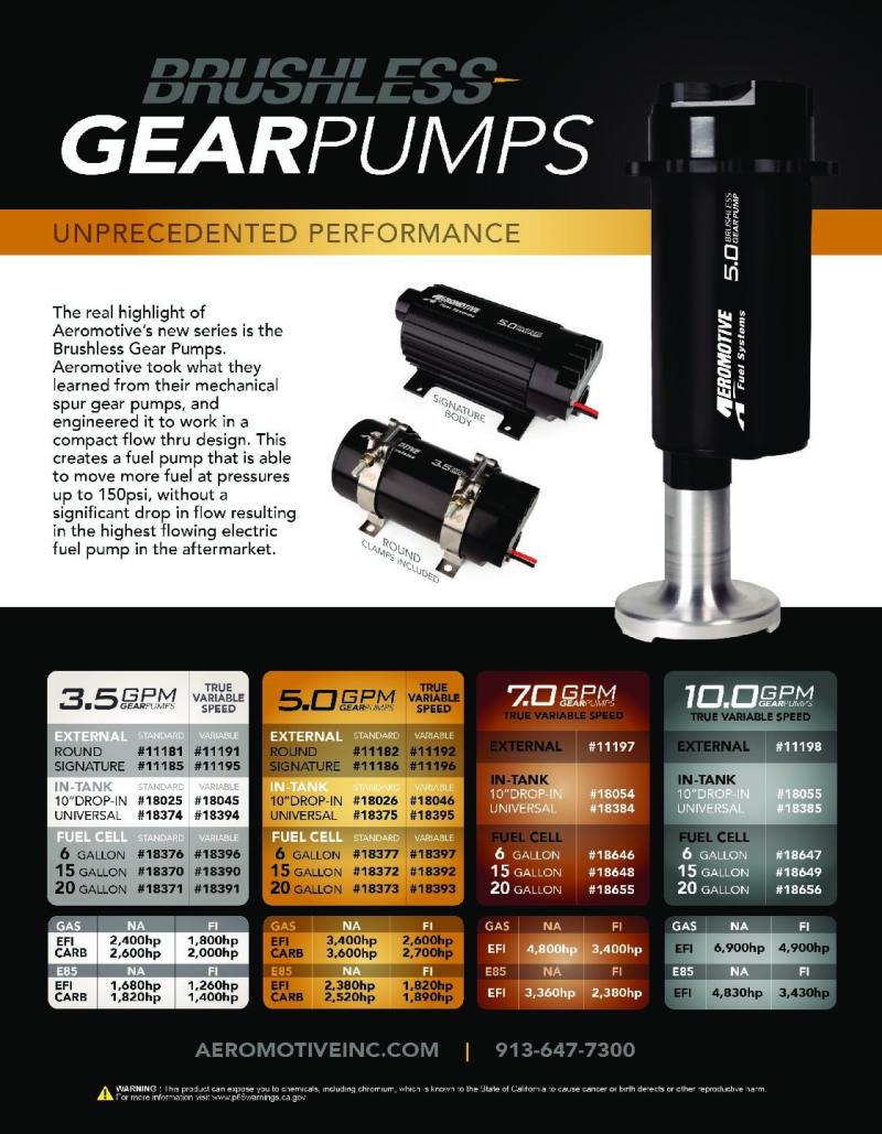 Aeromotive Brushless Pro+-Series Fuel Pump External In-Line - Image 7
