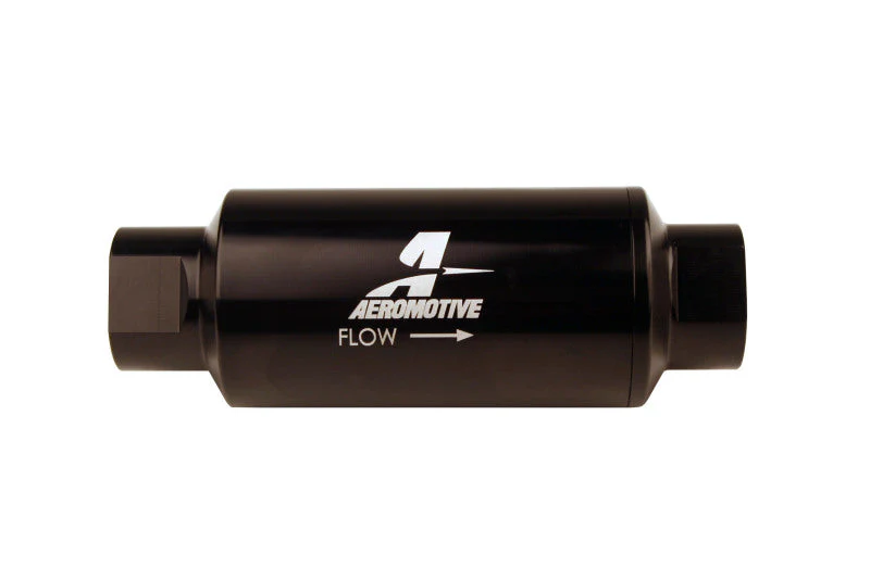 Aeromotive In-Line Filter 10AN 10 Micron Microglass Element Bright-Dip Black 2in OD - Image 5