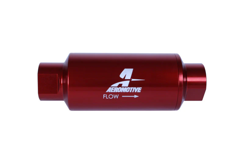 Aeromotive In-Line Filter - (AN-10) 10 Micron Microglass Element Red Anodize Finish - Image 2