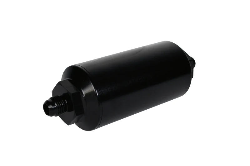 Aeromotive In-Line Filter - (AN-6 Male) 10 Micron Fabric Element Bright Dip Black Finish - Image 6