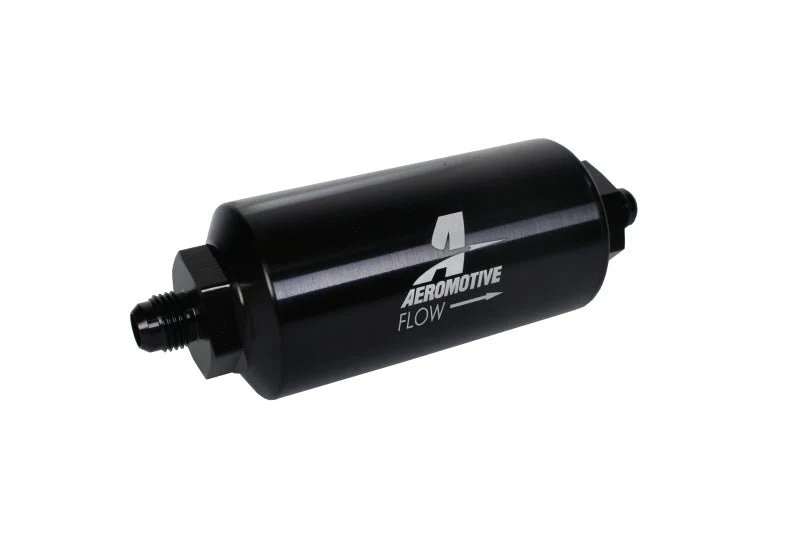 Aeromotive In-Line Filter - (AN-6 Male) 40 Micron Stainless Mesh Element Bright Dip Black Finish - Image 10
