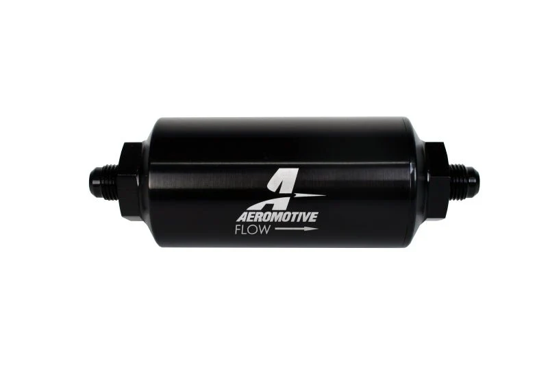 Aeromotive In-Line Filter - (AN-6 Male) 40 Micron Stainless Mesh Element Bright Dip Black Finish - Image 7