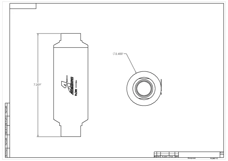 Aeromotive Pro-Series In-Line Fuel Filter - ORB-12 - 10 Micron Microglass Element - Image 5