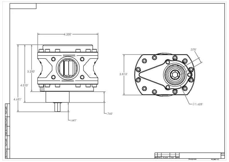Aeromotive Spur Gear Fuel Pump - 3/8in Hex - 1.20 Gear - 25gpm - Image 3