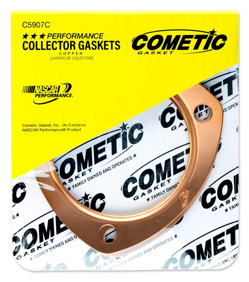 Cometic 3.0in Copper Header Collector - .043in DIA Port/3.875 Bolt Circle - Image 7