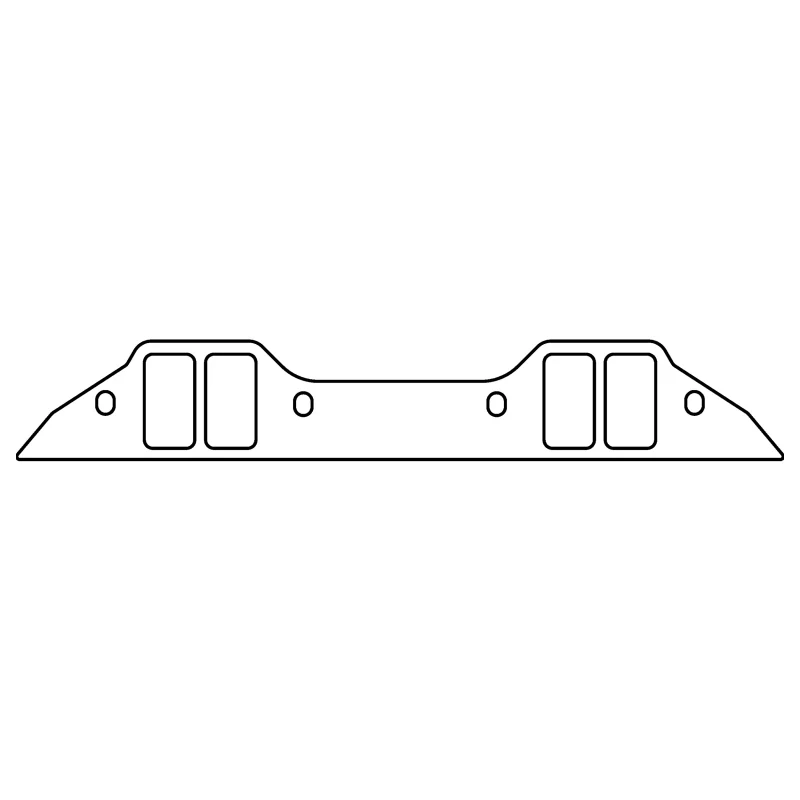 Cometic Chrysler BB B/RB V8 .060in Fiber Intake Mani Gasket Set-2.260in x 1.210in Rectangular Ports