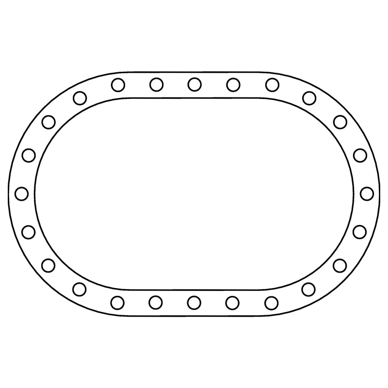 Cometic Fuel Cell .062in Fiber Filler Gasket - 24 Bolt - Oval - Image 2