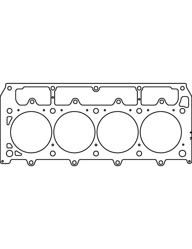 Cometic GM LSX Gen-4 Small Block V8 .044in MLX Cylinder Head Gasket - 4.200in Bore - RHS - Image 2