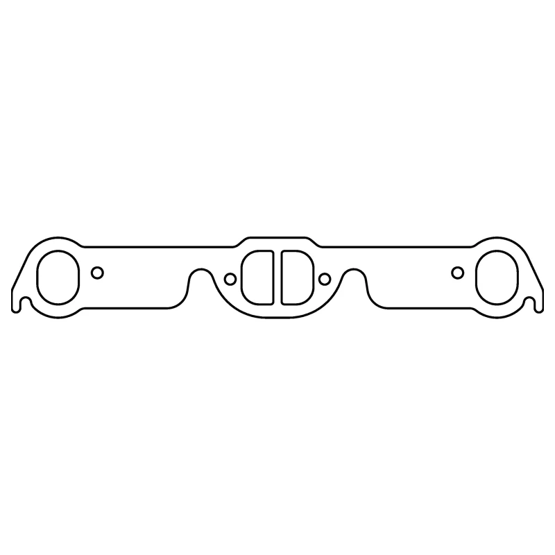 Cometic Pontiac V8 .094in HTG Exhaust Manifold Gasket Set - 1.940in x 1.500in D/Oval Ports - Image 2