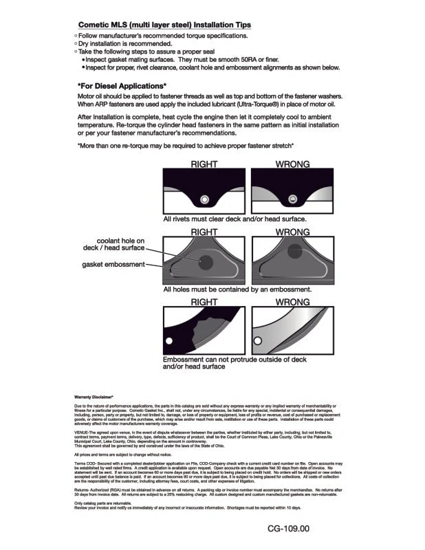 Cometic Renault F4P/F4R .098in MLS Cylinder Head Gasket - 84.5mm Bore - Image 4