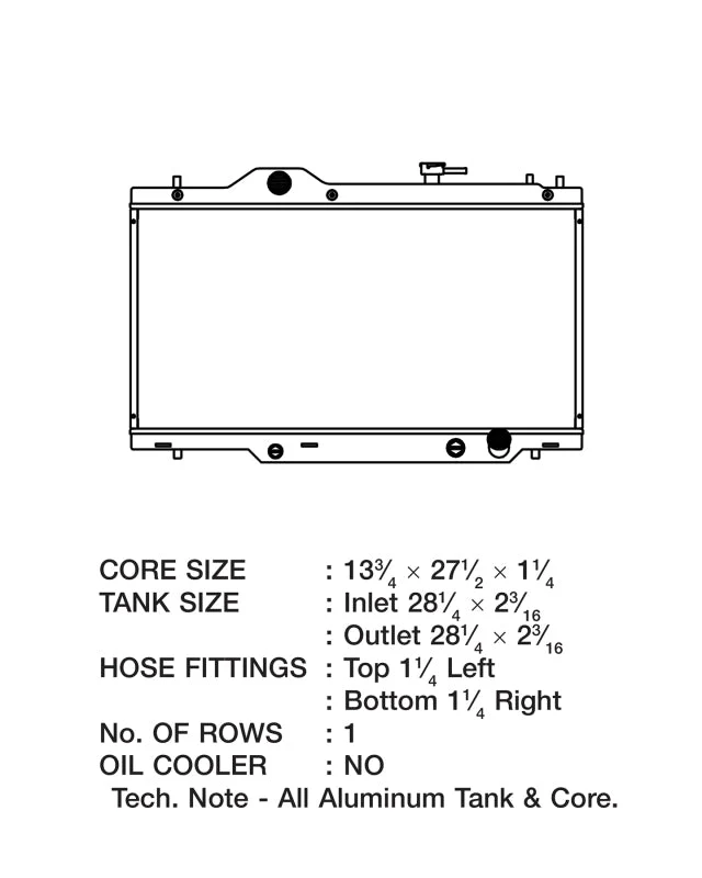 CSF 02-06 Acura RSX Radiator - Image 5
