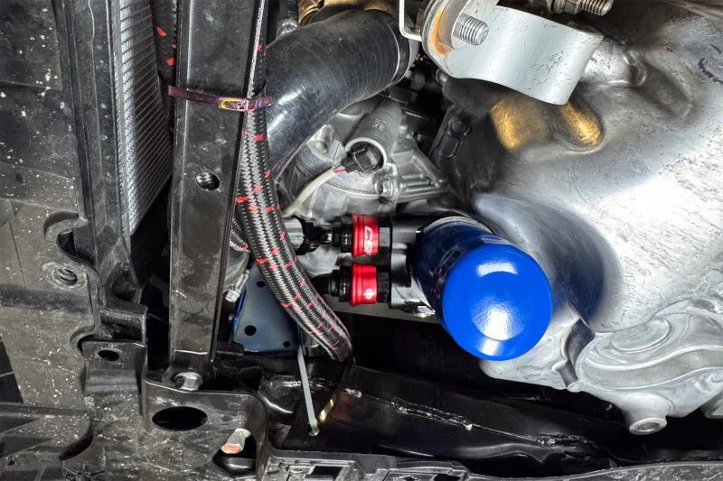 CSF 2023+ Honda Civic Type R FL5 High-Performance Dual Engine Oil Cooler Kit - Image 6