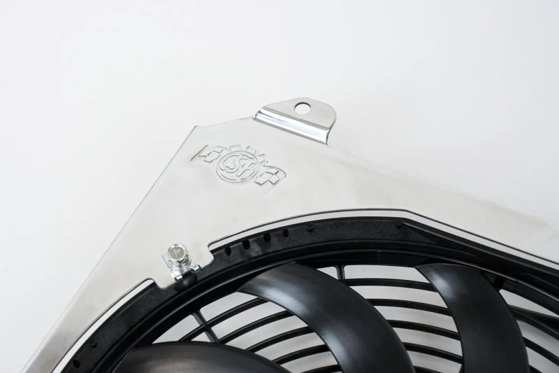 CSF 92-00 Honda Civic All-Aluminum Fan Shroud w/12in SPAL Fan - Image 5