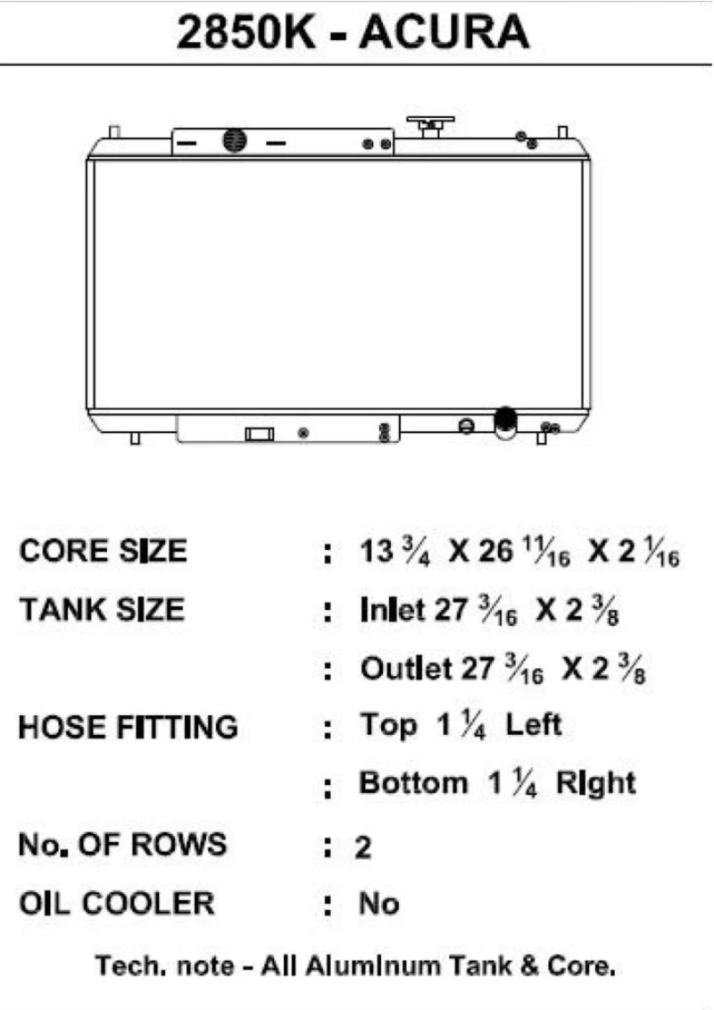 CSF 92-00 Honda Civic w/K-Swap V3 Radiator - Image 8