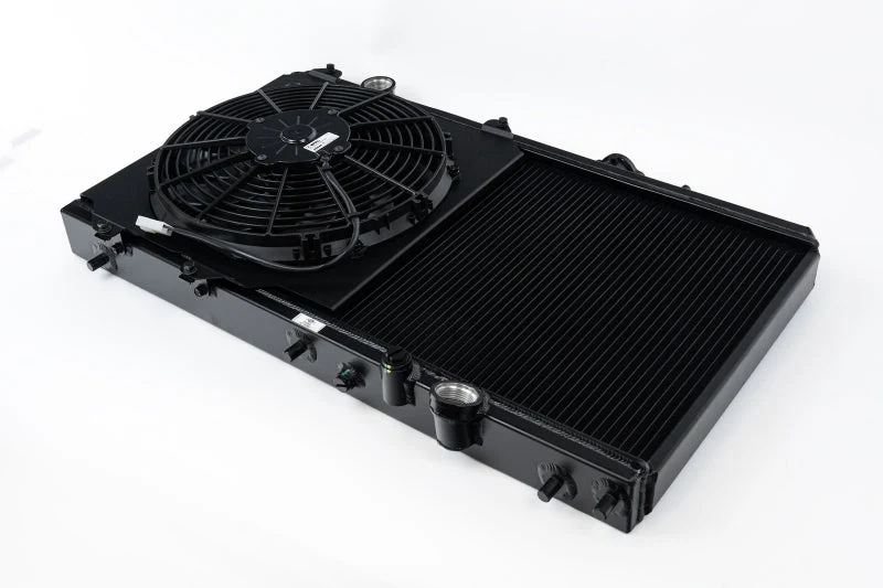 CSF 92-00 Honda Civic w/K-Swap V3 Radiator - Black Finish - Image 2